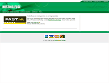 Tablet Screenshot of hostingfuse.com